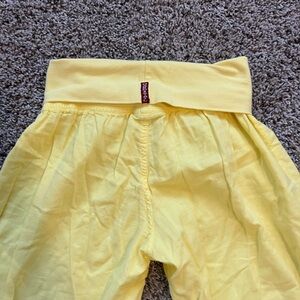 Hard tail butter yellow pants flared